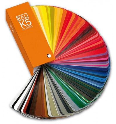 RAL K5 spalvų paletė